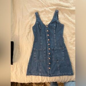 NWT Marine Layer Denim Button Up Mini Dress